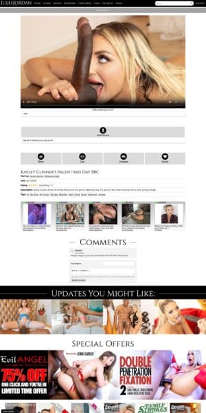 Jules Jordan Screenshot Members Area Video Page