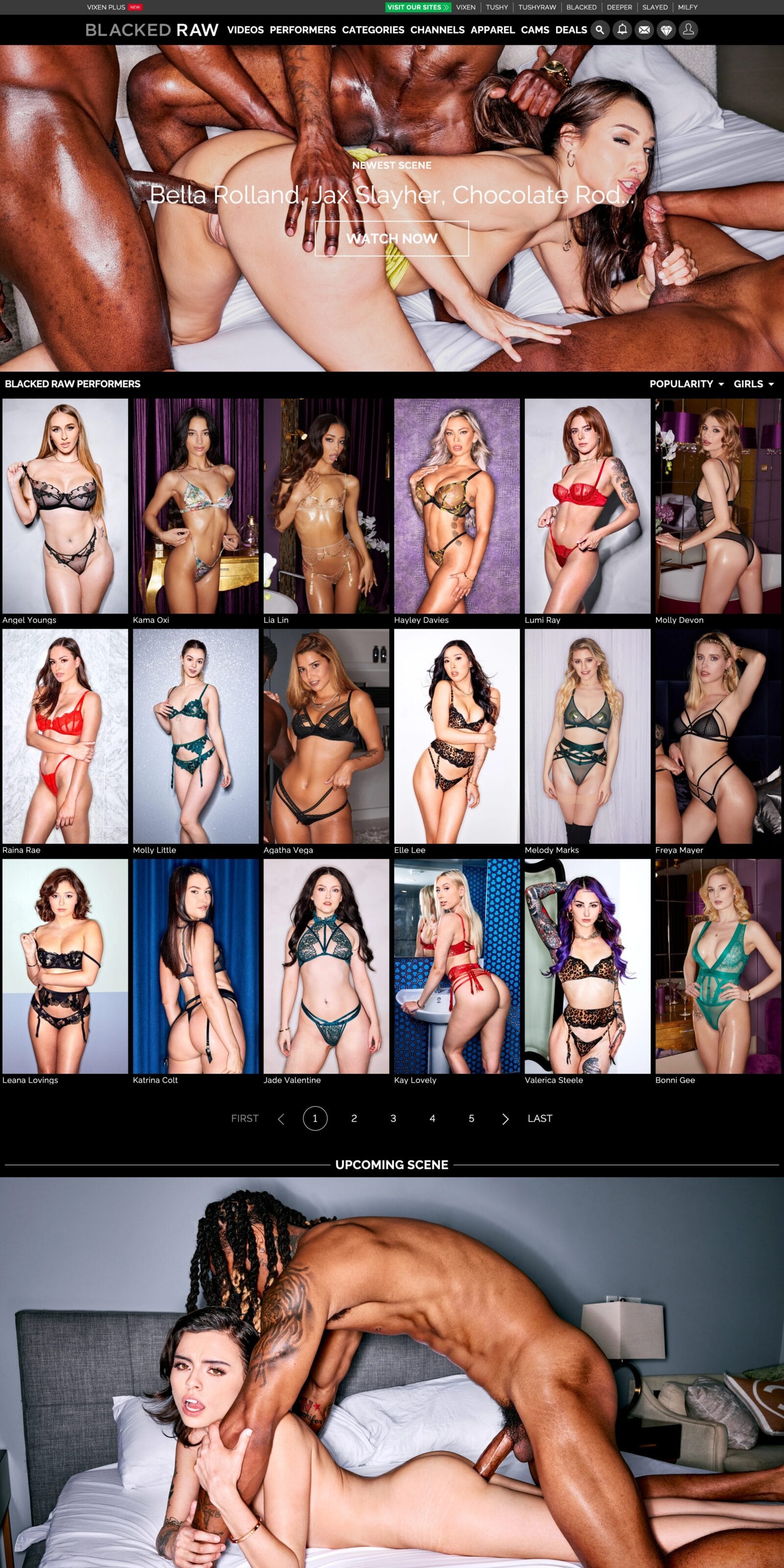 BLACKED RAW Members Area Models